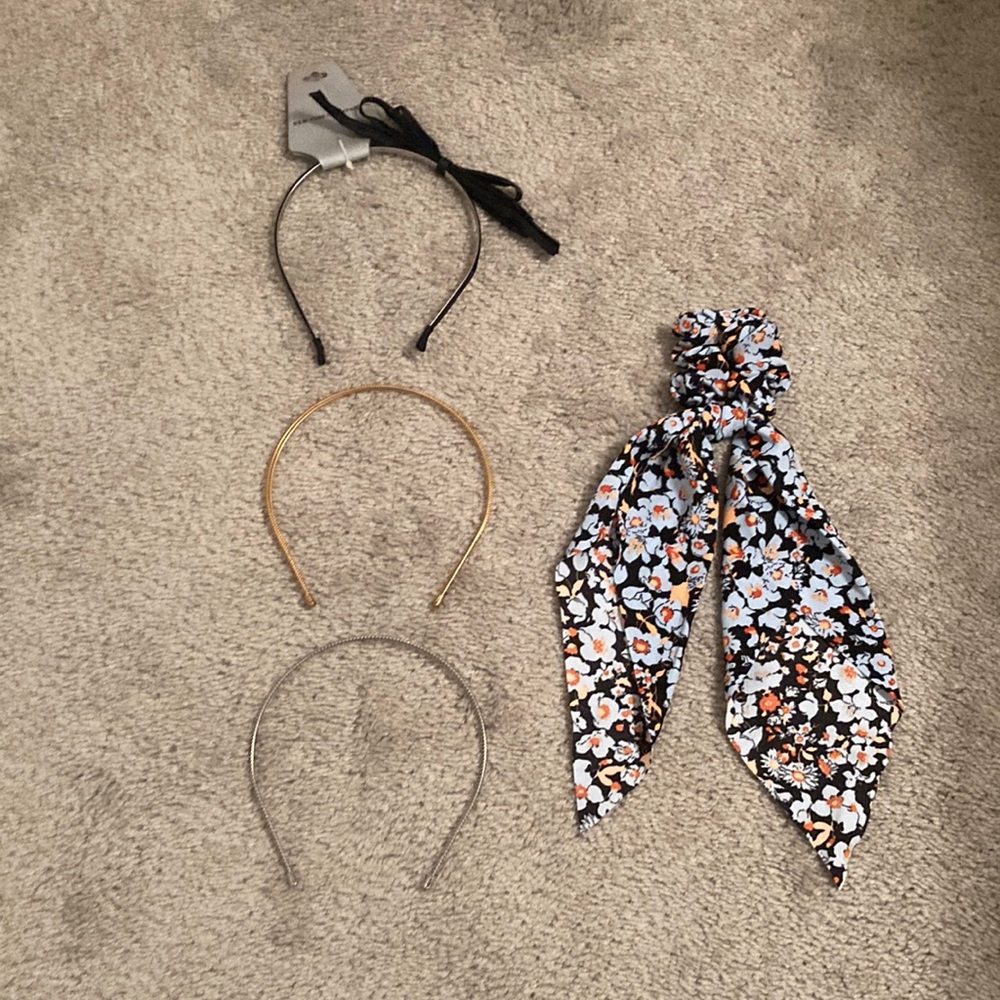 Headband/Scarf Scrunchie Bundle-NWOT